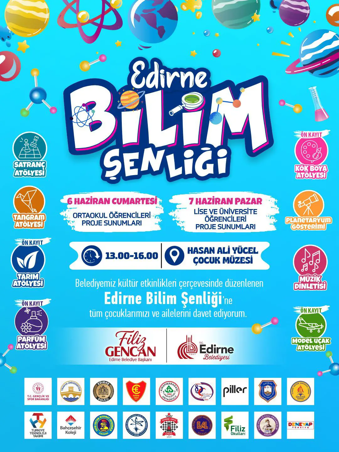"EDİRNE BİLİM ŞENLİĞİ" BAŞLIYOR!
